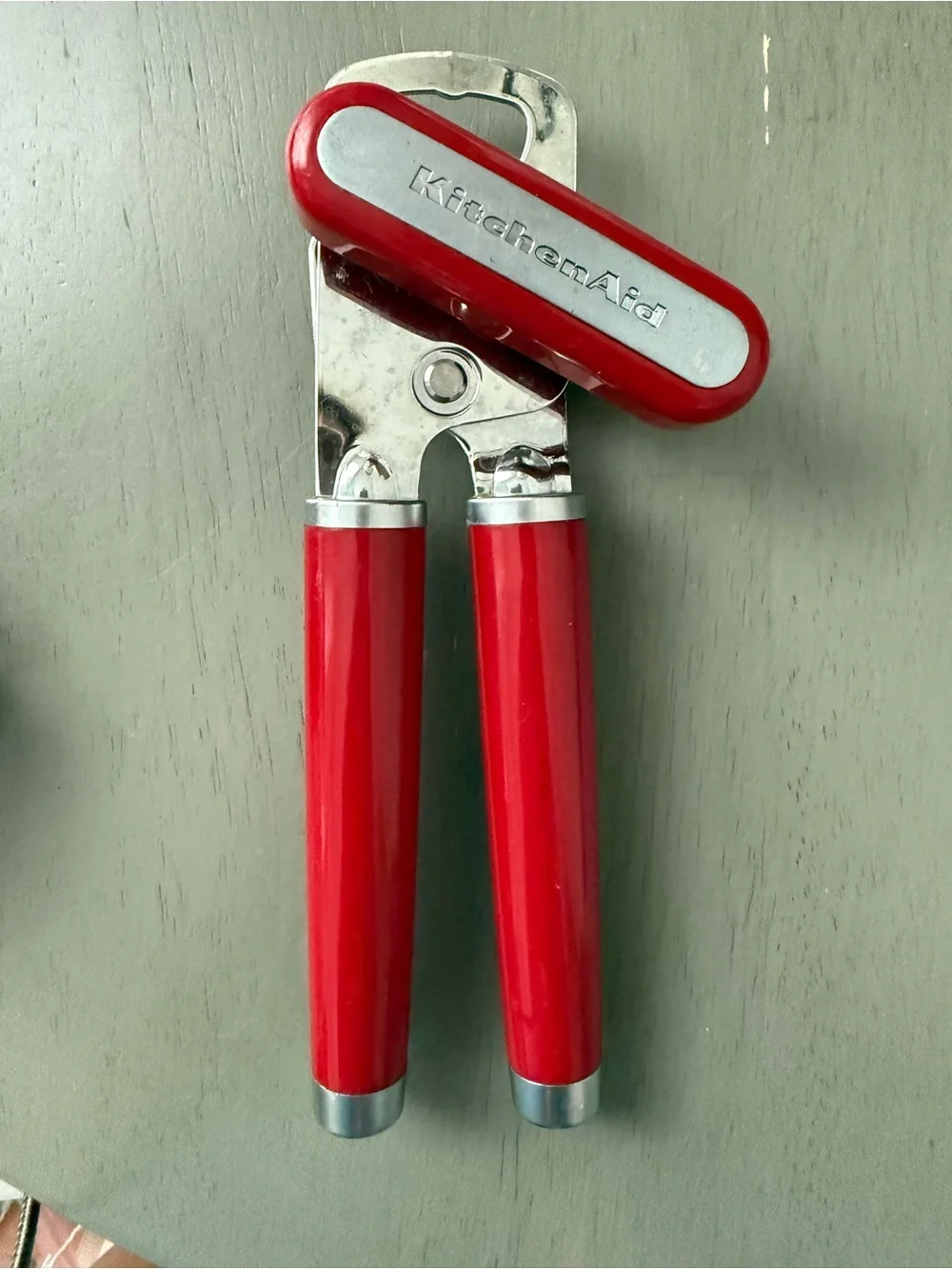 KitchenAid Multi-Function Manual Can Opener Bottle Opener Red Stainless Steel
